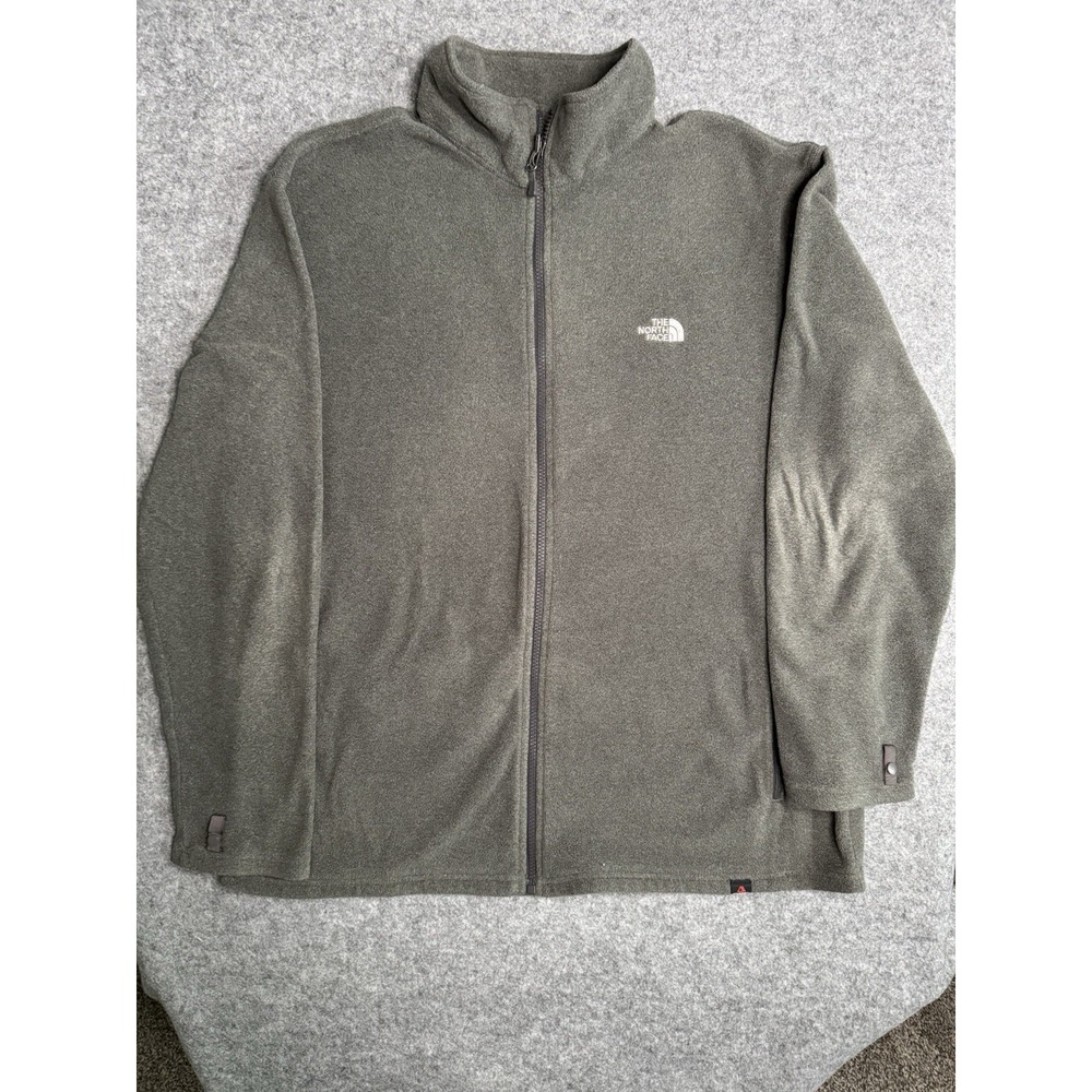 The North Face Men's Full Zip Fleece Gray Size XL - Picture 2 of 12